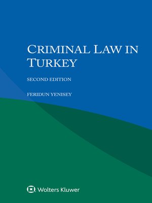 cover image of Criminal Law in Turkey